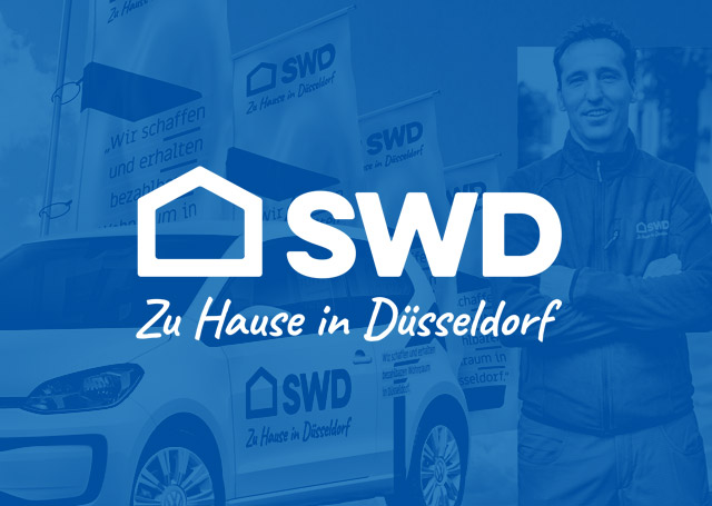 Corporate Design für die SWD Städt. Wohnungsgesellschaft Düsseldorf AG